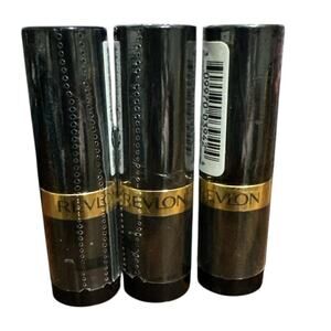 (3) Revlon Super Lustrous Lipstick Sealed 0.15 oz Each Creme 775‎ - Super Red